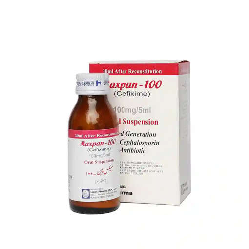 Picture of Maxpan 100mg Oral Susp